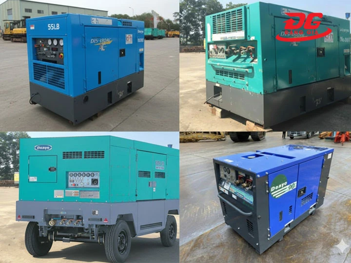 Bảng so sánh nhanh giá và thông số kỹ thuật các model máy nén khí Denyo