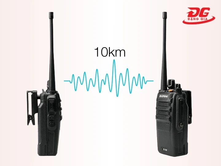 Liên lạc ổn định, phạm vi rộng lên đến 10km