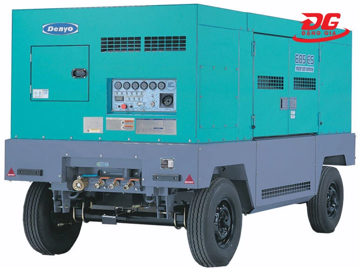 Máy nén khí Denyo DIS-685SS dòng trục vít