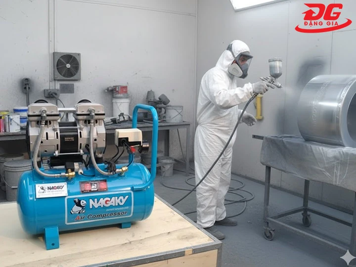 Máy nén khí Nagaky không dầu