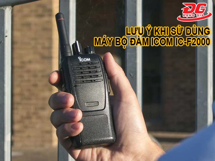 tips sử dụng Máy bộ đàm Icom IC-F2000