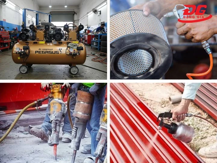 Ứng dụng máy nén khí Pegasus TM-V-0.25/8x2-230L