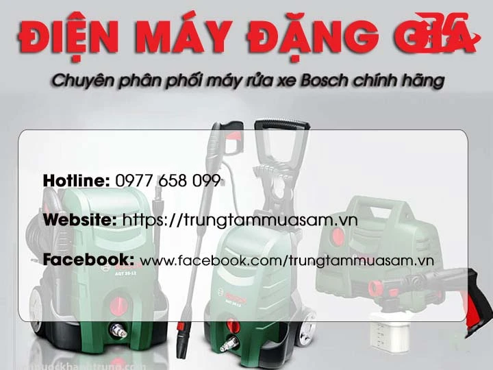máy rửa xe Bosch chính hãng