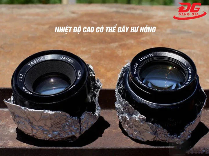 Bảo quản máy ảnh khỏi nhiệt độ cao