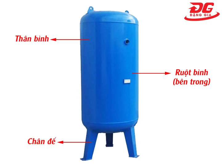 cấu tạo bình nén khí 300 lít
