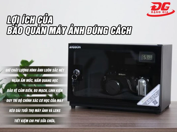 Lợi ích của bảo quản máy ảnh