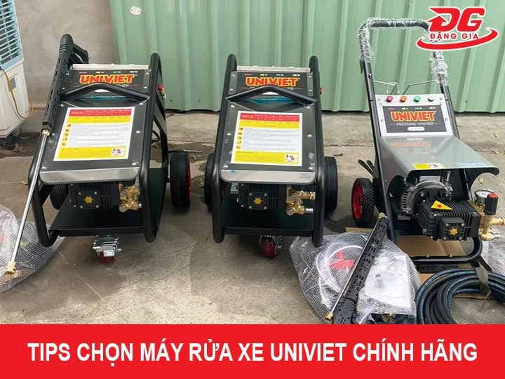 tips chọn mua máy rửa xe Univiet