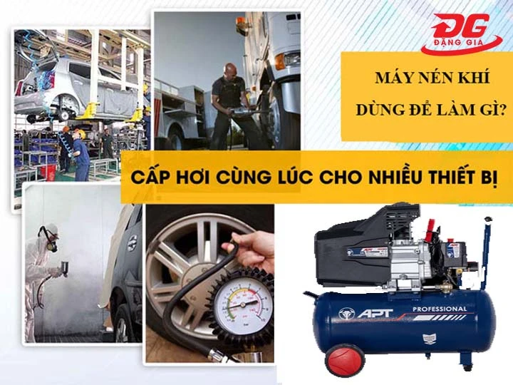 ứng dụng máy nén khí APT