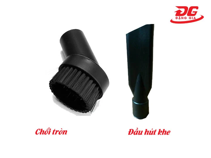 chổi tròn, đầu hút khe
