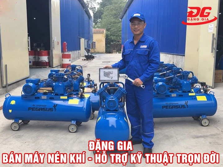 Sửa máy nén khí không lên hơi