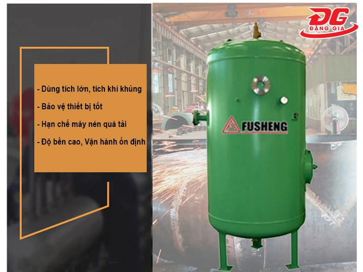 ưu điểm của bình chứa khí nén Fusheng 6000L