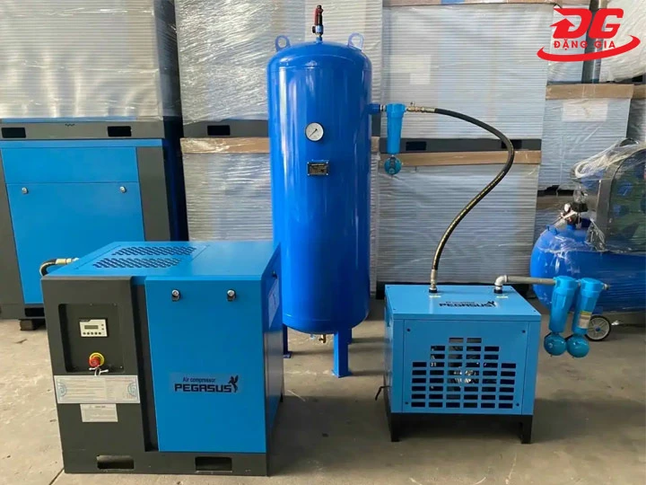 Bình tích khí Pegasus 1500L trong hệ thống khí nén