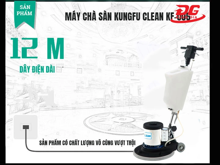 Dây nguồn Máy chà sàn Kungfu Clean KF-006