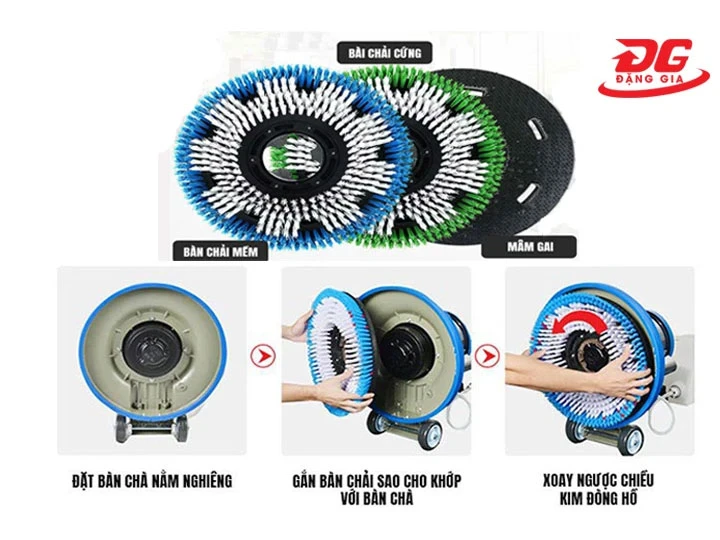 Phụ kiện bàn chà Máy chà sàn Kungfu Clean KF-006