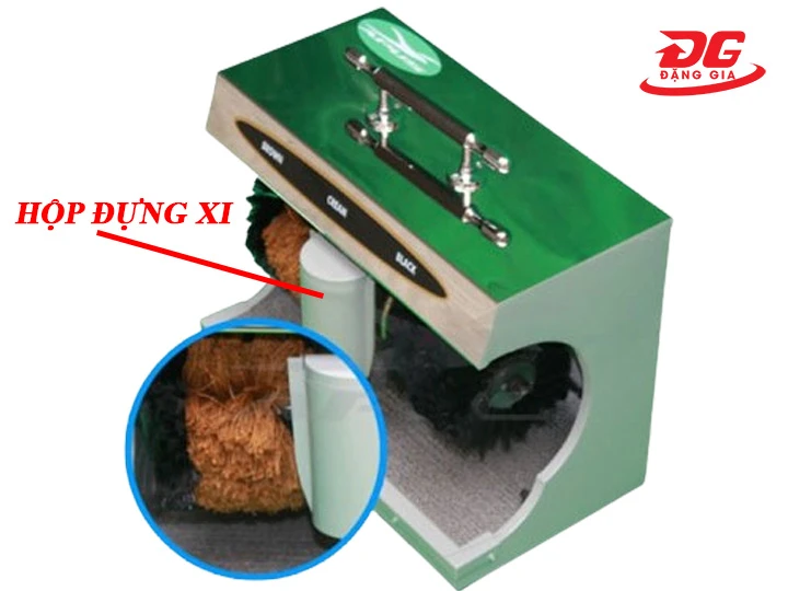 Hộp xi máy đánh giày tại nhà Kid Apus K2 Silver