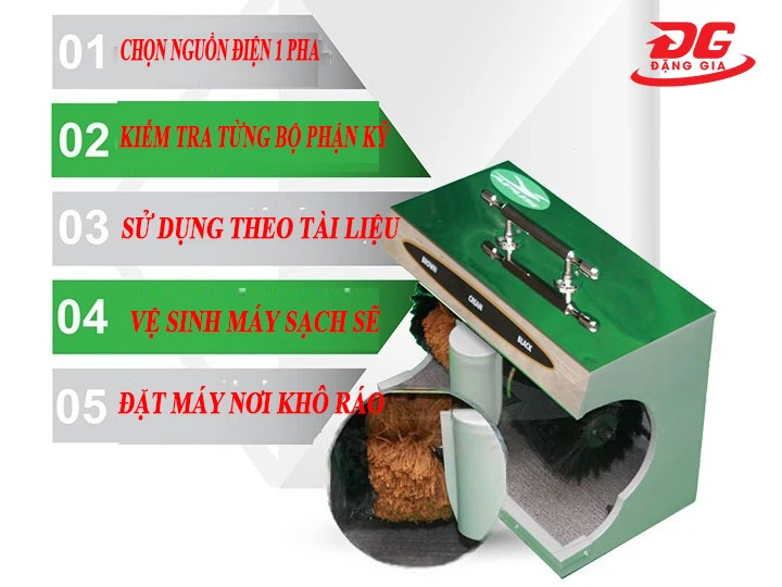 Những điểm cần nhớ khi sử dụng máy vệ sinh giày tại nhà Kid Apus K2 Silver