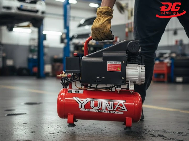 Máy nén khí Yuna cơ động