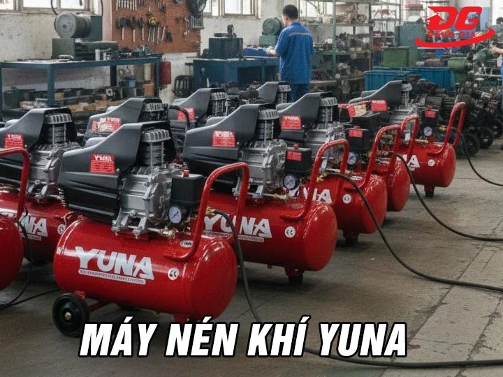 Top 3+ Máy nén khí Yuna: Khí khỏe, Chạy bền, Giá hợp lý
