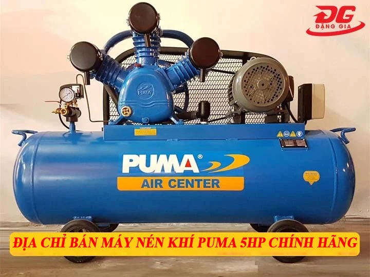 Mua máy nén khí Puma 5HP chính hãng ở đâu uy tín?