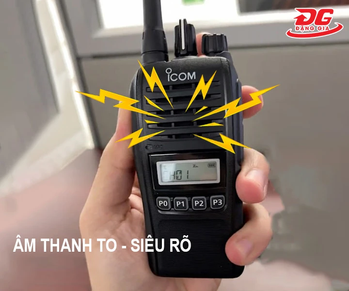 âm thanh bộ đàm ICOM IC-F3033S siêu to