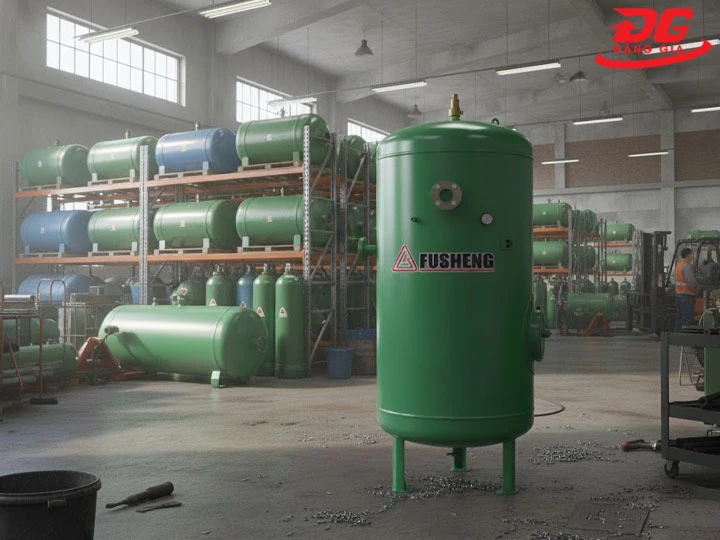 cách xử dụng bình chứa khí nén Fusheng 3000L