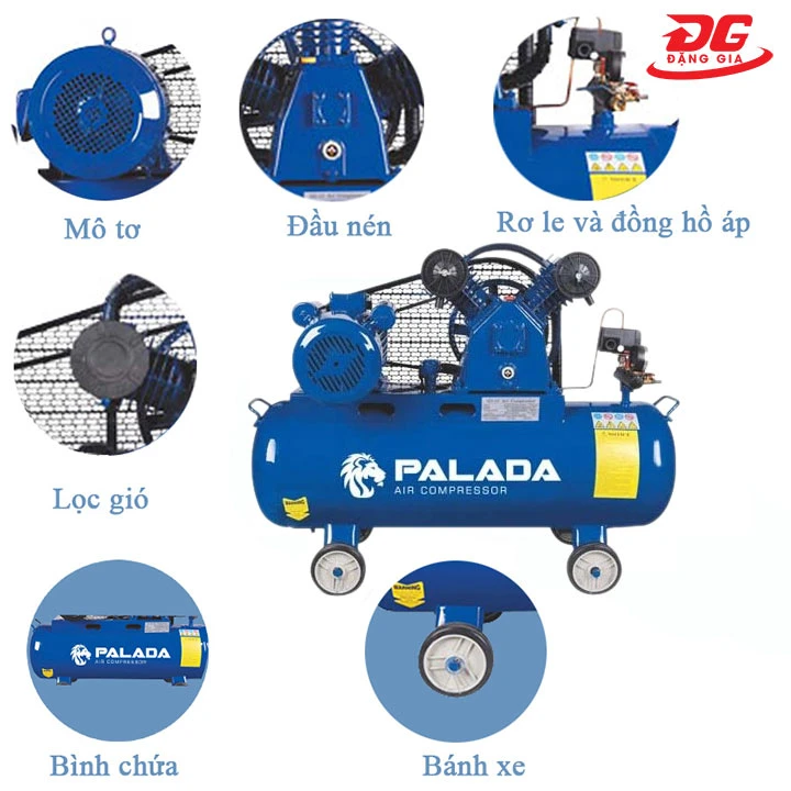 cấu tạo của Máy nén khí Palada PA3120