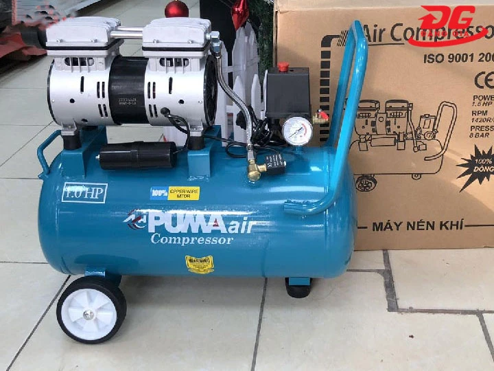 Máy nén khí Puma 2HP dễ dàng di chuyển