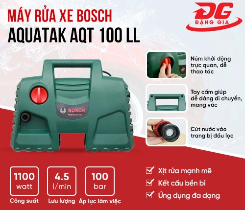 Máy phun rửa áp lực Bosch Aquatak AQT 100 LL 2