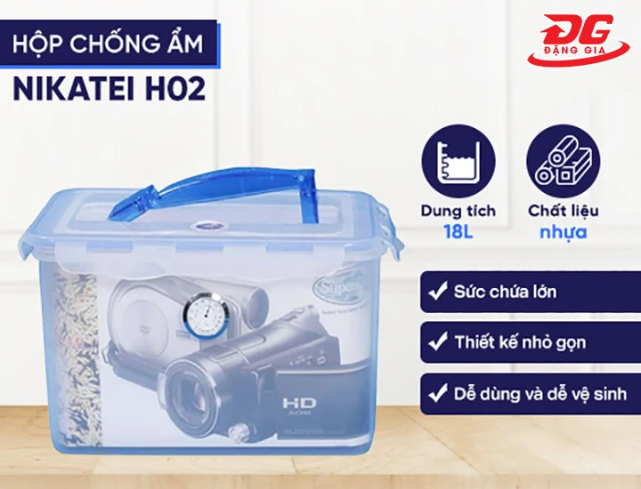 hộp chống ẩm Nikatei H02 (18L)