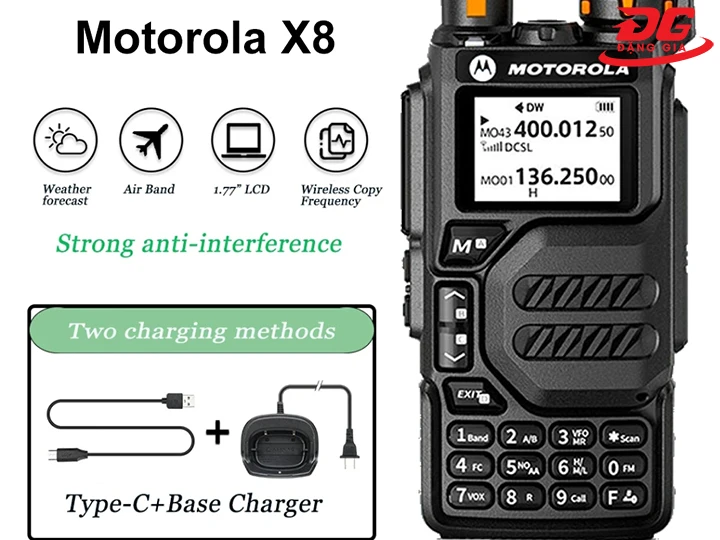Bộ đàm 2 băng tần Motorola X8
