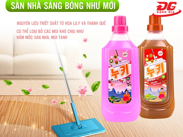 Nước lau sàn Hàn Quốc Nuki