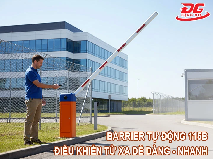 điều khiển Barrier tự động 115B từ xa nhanh