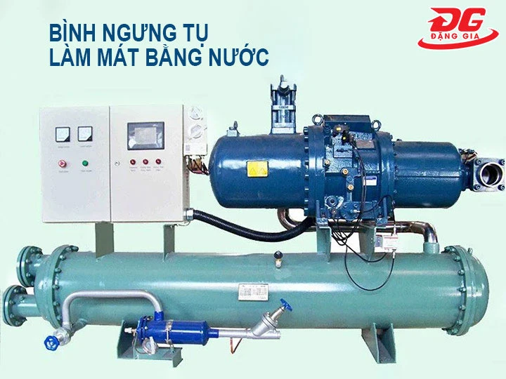 bình ngưng tụ làm mát bằng nước