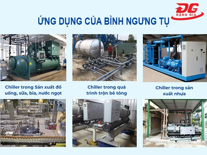 Ứng dụng của bình ngưng tụ