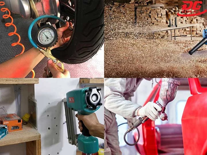 Ứng dụng thực tế của máy nén khí mini trong đời sống