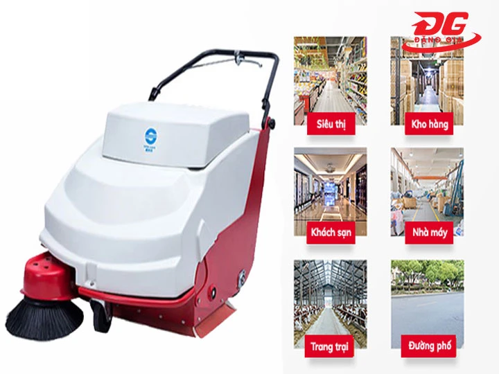 Xe quét rác Supper Clean AS 680 phù hợp với những công trình nào?