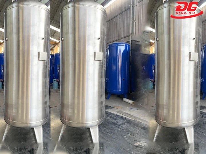 bình chứa khí nén bằng inox