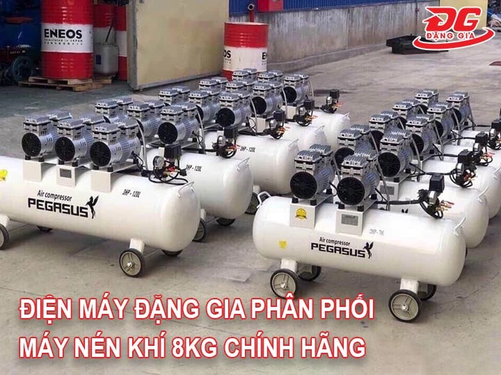 đặng gia bán máy nén khí 8kg chính hãng