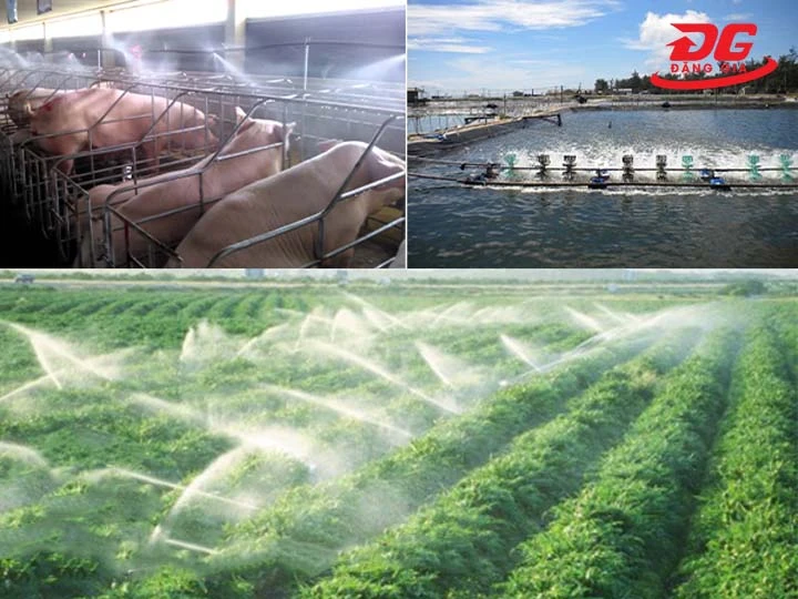 ứng dụng Máy bơm nước inox TECO HVS3100-15.5 40 7.5HP