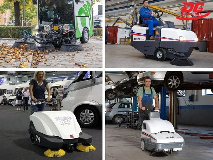 Ứng dụng xe quét đường Dulevo