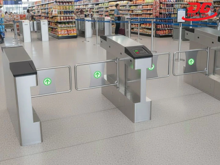 Cửa tự động Swing Gate TC B707 là từ Vật liệu cao cấp