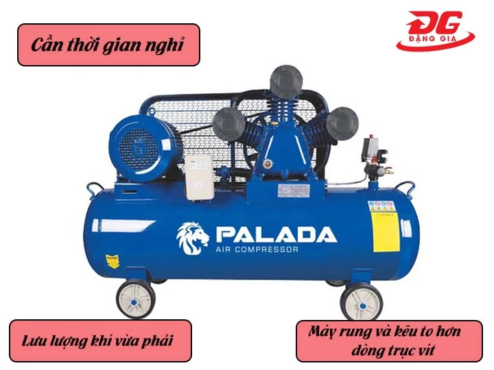 hạn chế máy nén khí piston