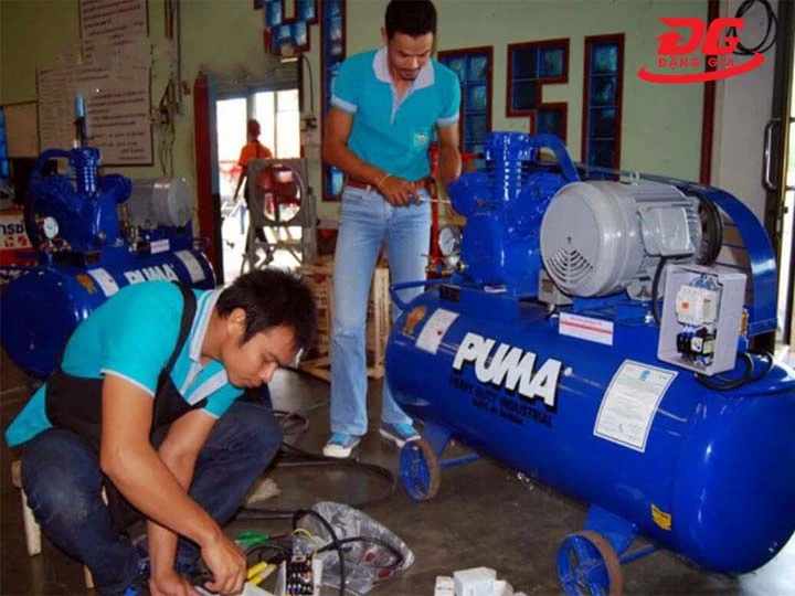 lưu ý sử dụng máy nén khí piston