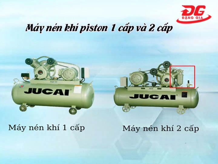 phân biệt máy nén khí piston cấp 1 và 2