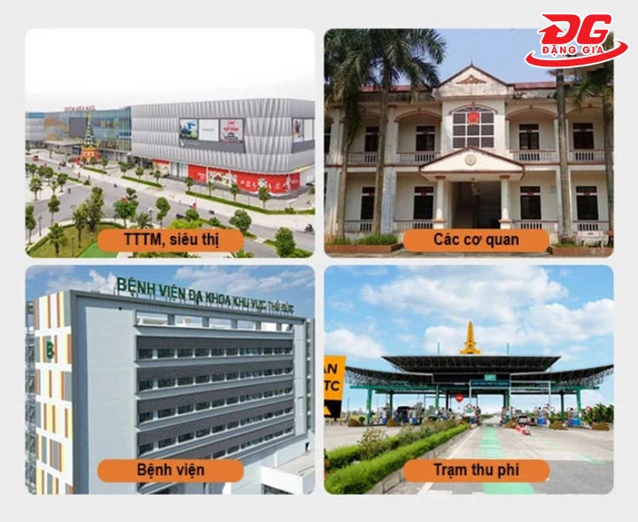 Ứng dụng của cổng barrier FJC-D616