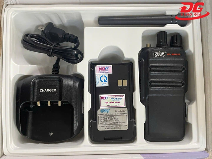 nhận biết Bộ đàm KBC chính hãng