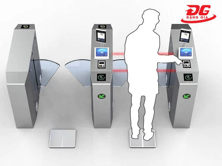 cửa Flap barie tự động cửa kính cường lực AFG 240-Double Flap đóng mở nhanh