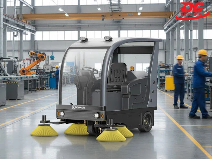 ưu điểm của Xe quét rác công nghiệp KMS-S9