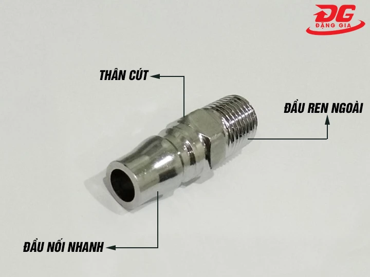 Cấu tạo cút nối nhanh đầu đực gen ngoài