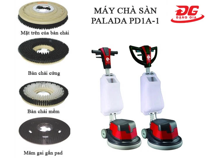 bàn chải máy chà sàn Palada PD1A‑1